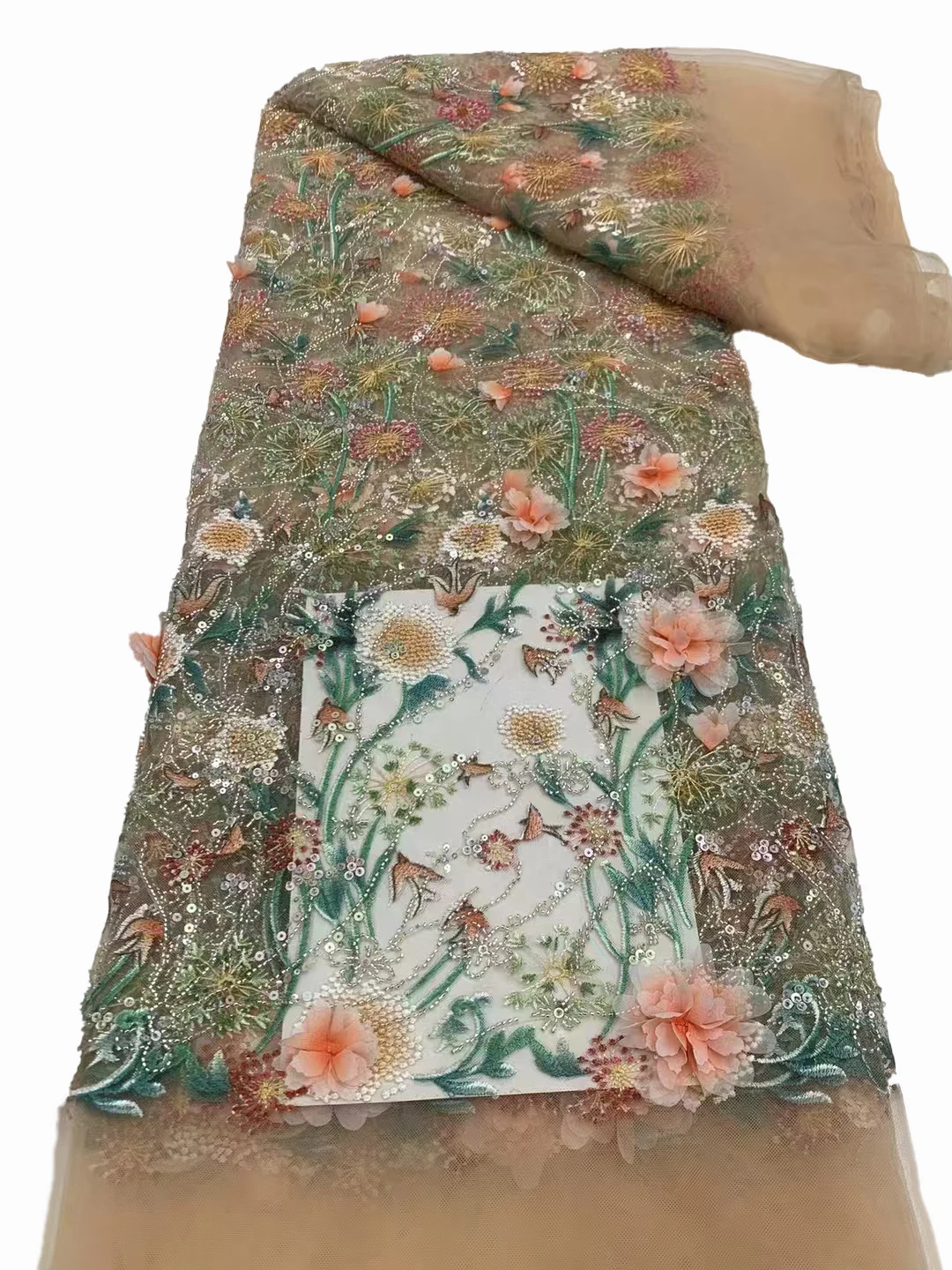 3D Applique Lace Embroidery Fabric, Africa New Bead Tube Sequin Fashion Dress Designer Fabrics
3D Applique Lace Embroidery Fabric, Africa New Bead Tube Sequin Fashion Dress Designer Fabrics