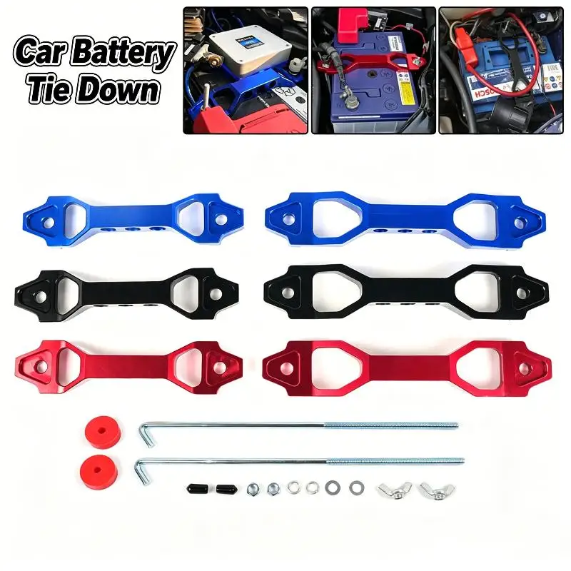 140mm/190mm Billet Aluminum Car Battery Tie Down Mount Bracket Brace Battery Fasten Bracket Holder 14cm 19cm
140mm/190mm Billet Aluminum Car Battery Tie Down Mount Bracket Brace Battery Fasten Bracket Holder 14cm 19cm