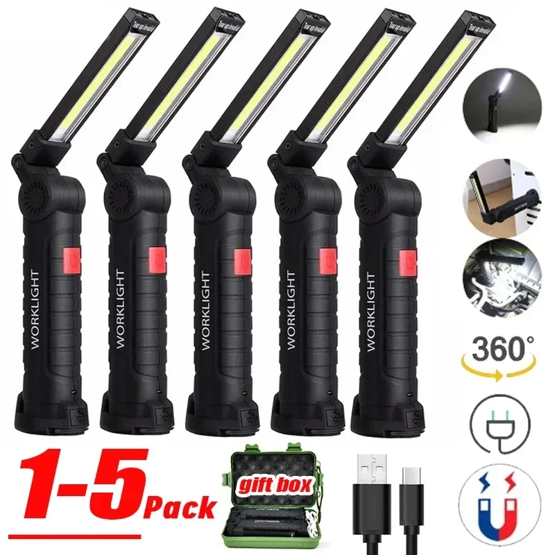 Multifunctional Folding Work Light Portable Camping Light USB Rechargeable Flashlight With Built-in Battery Magnetic Lamp Warsun
Multifunctional Folding Work Light Portable Camping Light USB Rechargeable Flashlight With Built-in Battery Magnetic Lamp Warsun