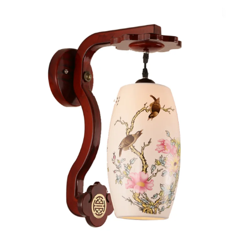 Chinese Ceramic Wall Lamp Retro Wooden Ceramic Led Living Room Study Bedroom Corridor Bedside Wall Lamp
Chinese Ceramic Wall Lamp Retro Wooden Ceramic Led Living Room Study Bedroom Corridor Bedside Wall Lamp