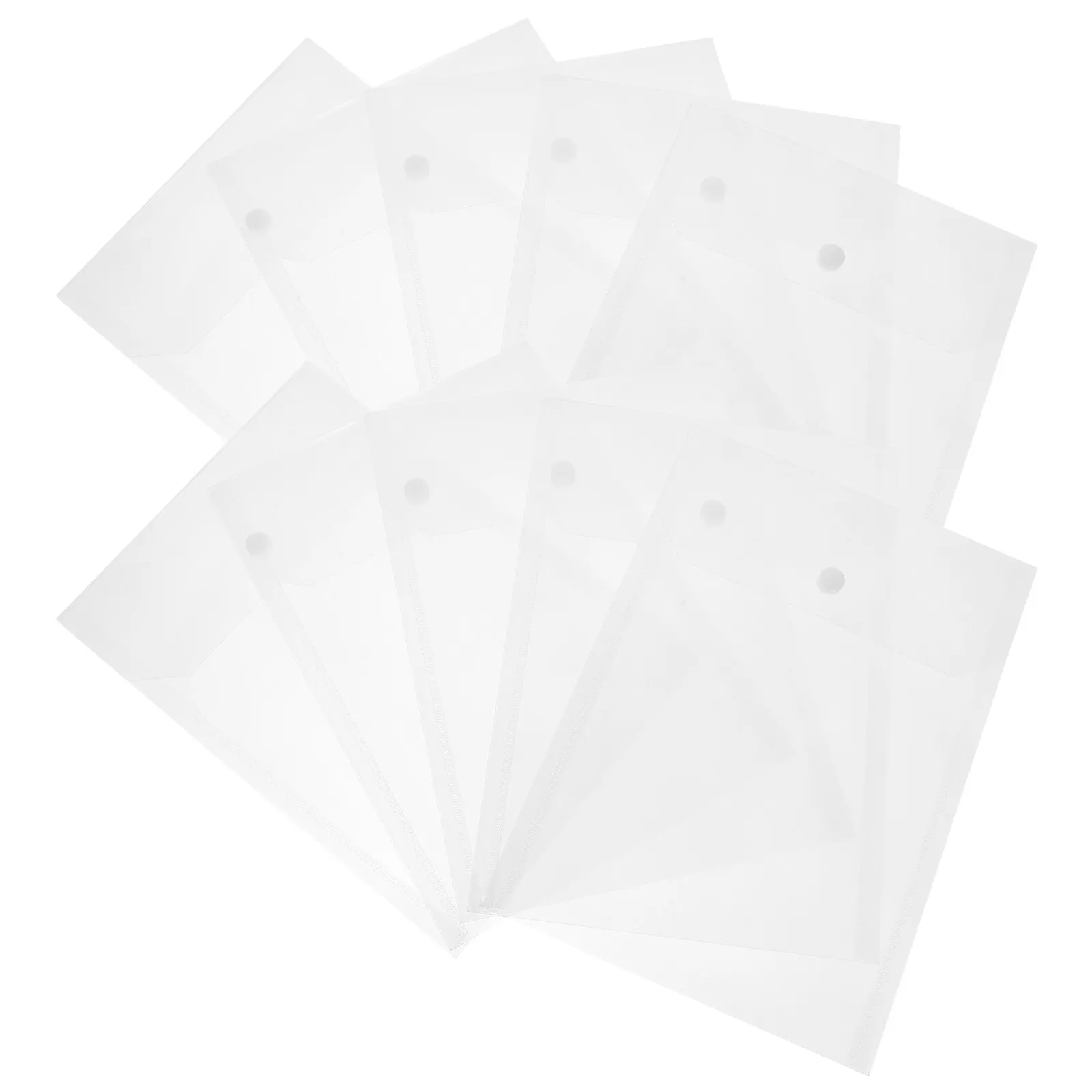 12Pcs File Folder Document Wallets Transparent PVC Sturdy Business File Storage Bag Button Design Convenient Document Organizer
12Pcs File Folder Document Wallets Transparent PVC Sturdy Business File Storage Bag Button Design Convenient Document Organizer