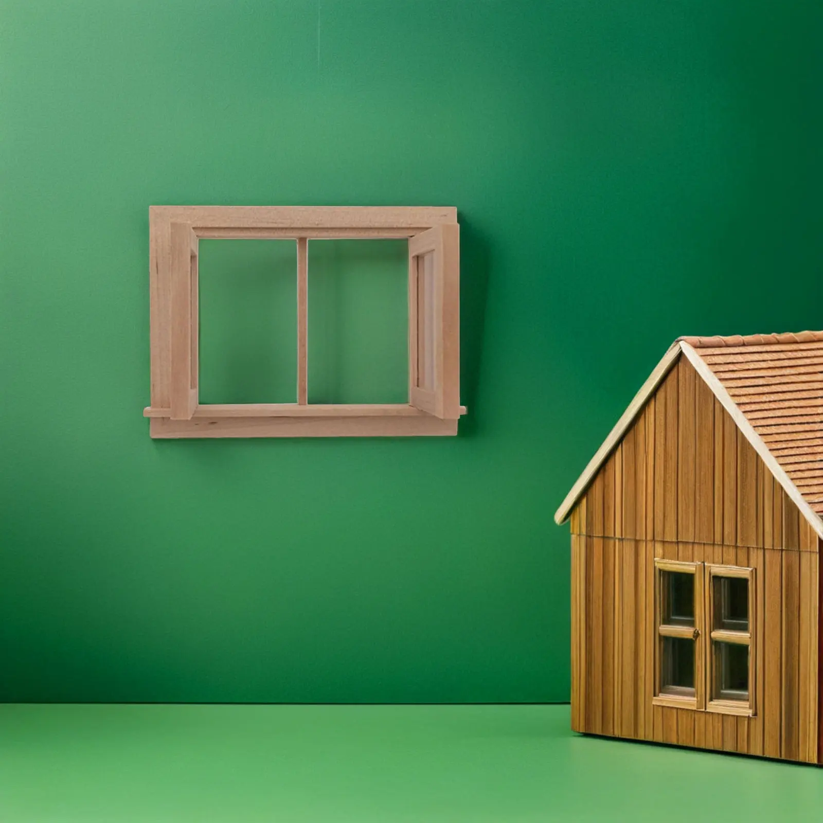 2Pcs Miniature Dollhouse Window Accessories Realistic Wood Frame DIY Decorative Mini House Window Perfect for Kitchen Bedroom
2Pcs Miniature Dollhouse Window Accessories Realistic Wood Frame DIY Decorative Mini House Window Perfect for Kitchen Bedroom