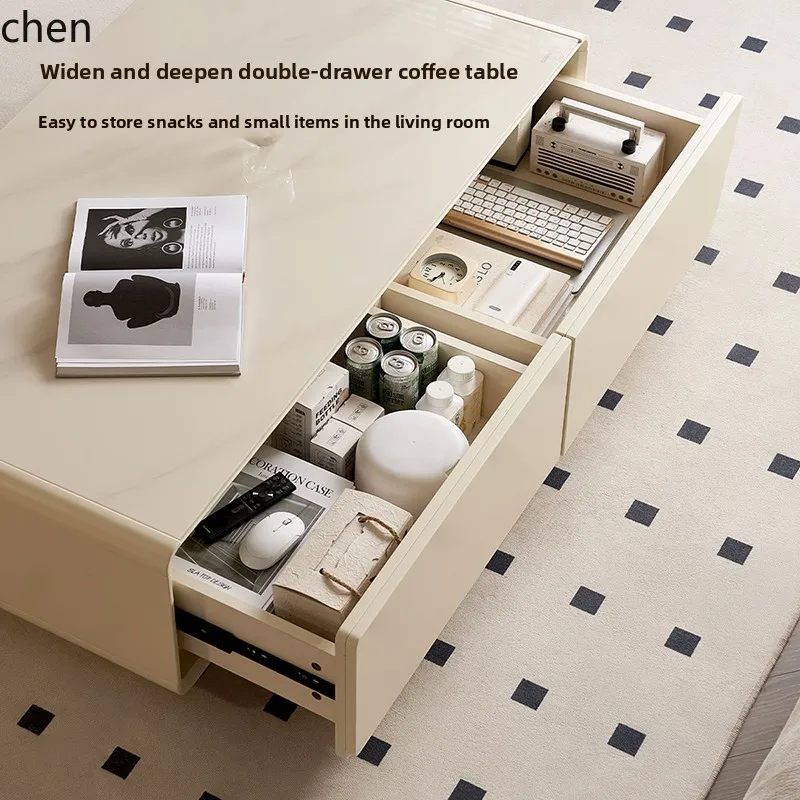 CP Home Furnishing Modern Simple Coffee Table Combination Living Room Home Storage Locker Integration
CP Home Furnishing Modern Simple Coffee Table Combination Living Room Home Storage Locker Integration