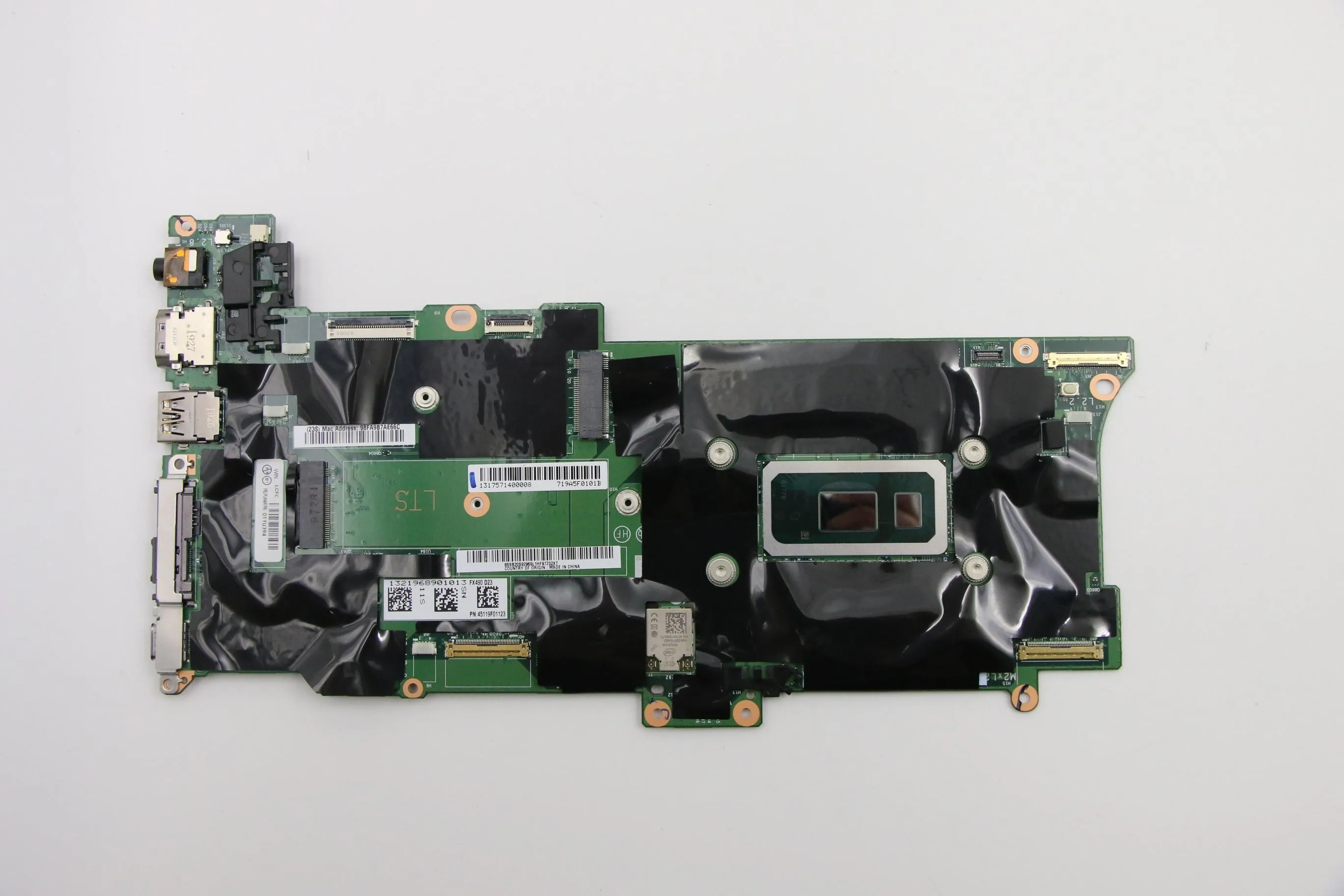 Lot SN NM-B861 5B21C21542 5B20W72291 5B20X57877 CPU i7-8665 replace X1 Carbon 7th X1 Yoga 4th Gen Laptop ThinkPad motherboard
Lot SN NM-B861 5B21C21542 5B20W72291 5B20X57877 CPU i7-8665 replace X1 Carbon 7th X1 Yoga 4th Gen Laptop ThinkPad motherboard