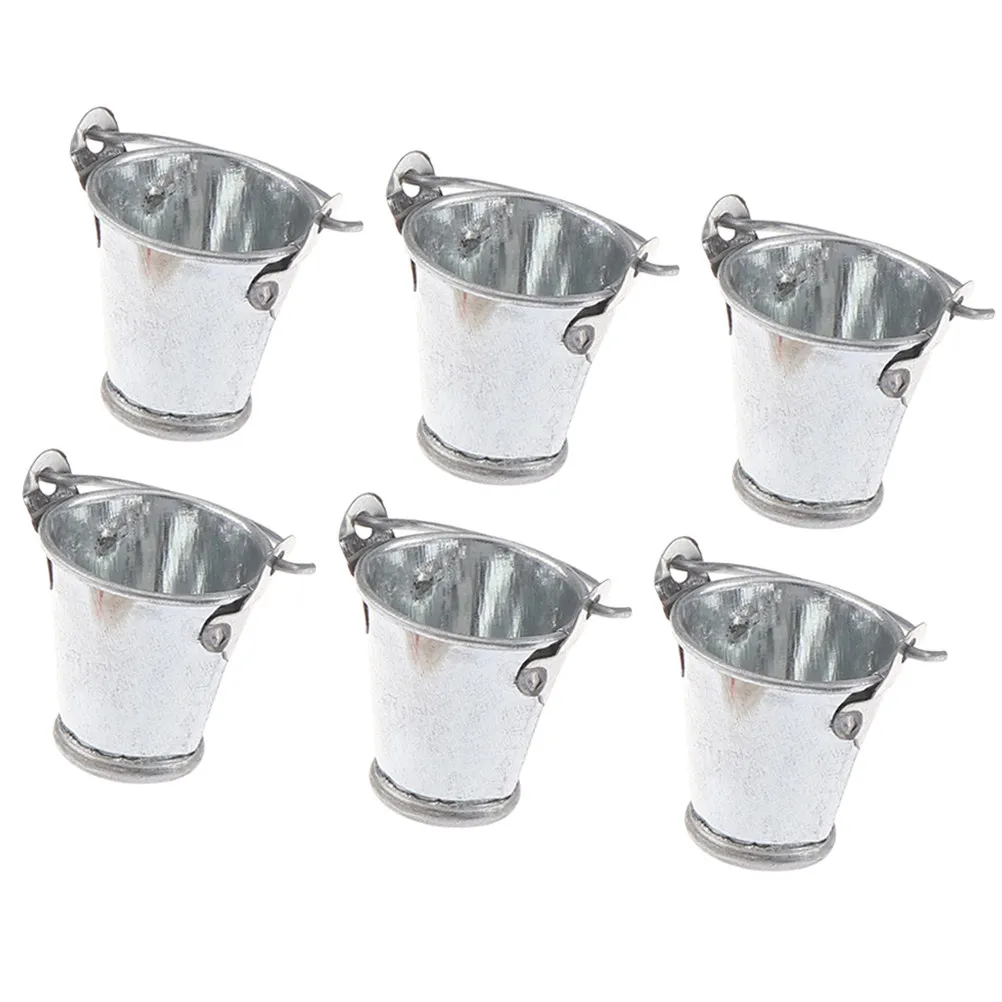 6Pcs Miniature Bucket Realistic Tiny Container for Dollhouse Decor Mini House Accessories Fine Learning Tool
6Pcs Miniature Bucket Realistic Tiny Container for Dollhouse Decor Mini House Accessories Fine Learning Tool