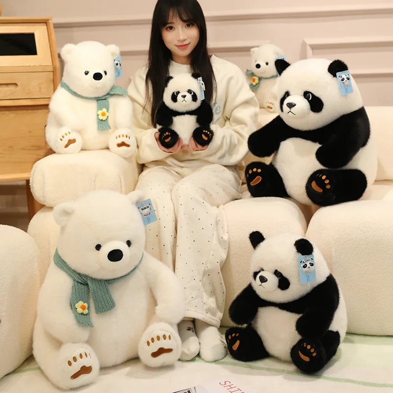 Kawaii Comfort, мягкий белый медведь, шарф, панда, плюшевая подушка, мягкая кукла, подушка, декор для комнаты, мультяшный подарок на день рождения
Kawaii Comfort, мягкий белый медведь, шарф, панда, плюшевая подушка, мягкая кукла, подушка, декор для комнаты, мультяшный подарок на день рождения