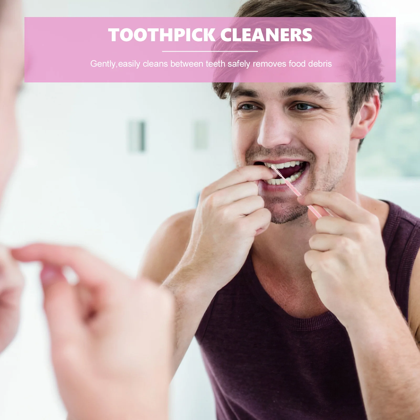 200pcs Interdental Floss Brush Double Head Toothpick Cleaner For Plaque Food Debris Removal Oral Care Portable Case Lightweight
200pcs Interdental Floss Brush Double Head Toothpick Cleaner For Plaque Food Debris Removal Oral Care Portable Case Lightweight