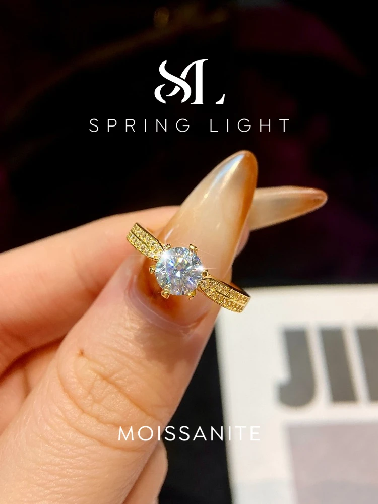 Stylever Fashion 1CT Moissanite Diamond White Stone Women's Engagement Ring 925 Sterling Silver High Quality Fine Jewelry
Stylever Fashion 1CT Moissanite Diamond White Stone Women's Engagement Ring 925 Sterling Silver High Quality Fine Jewelry