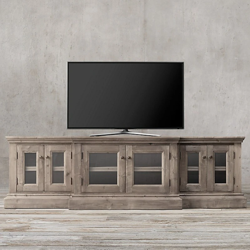 French country retro solid wood TV cabinet solid wood simple TV table British classical furniture
French country retro solid wood TV cabinet solid wood simple TV table British classical furniture