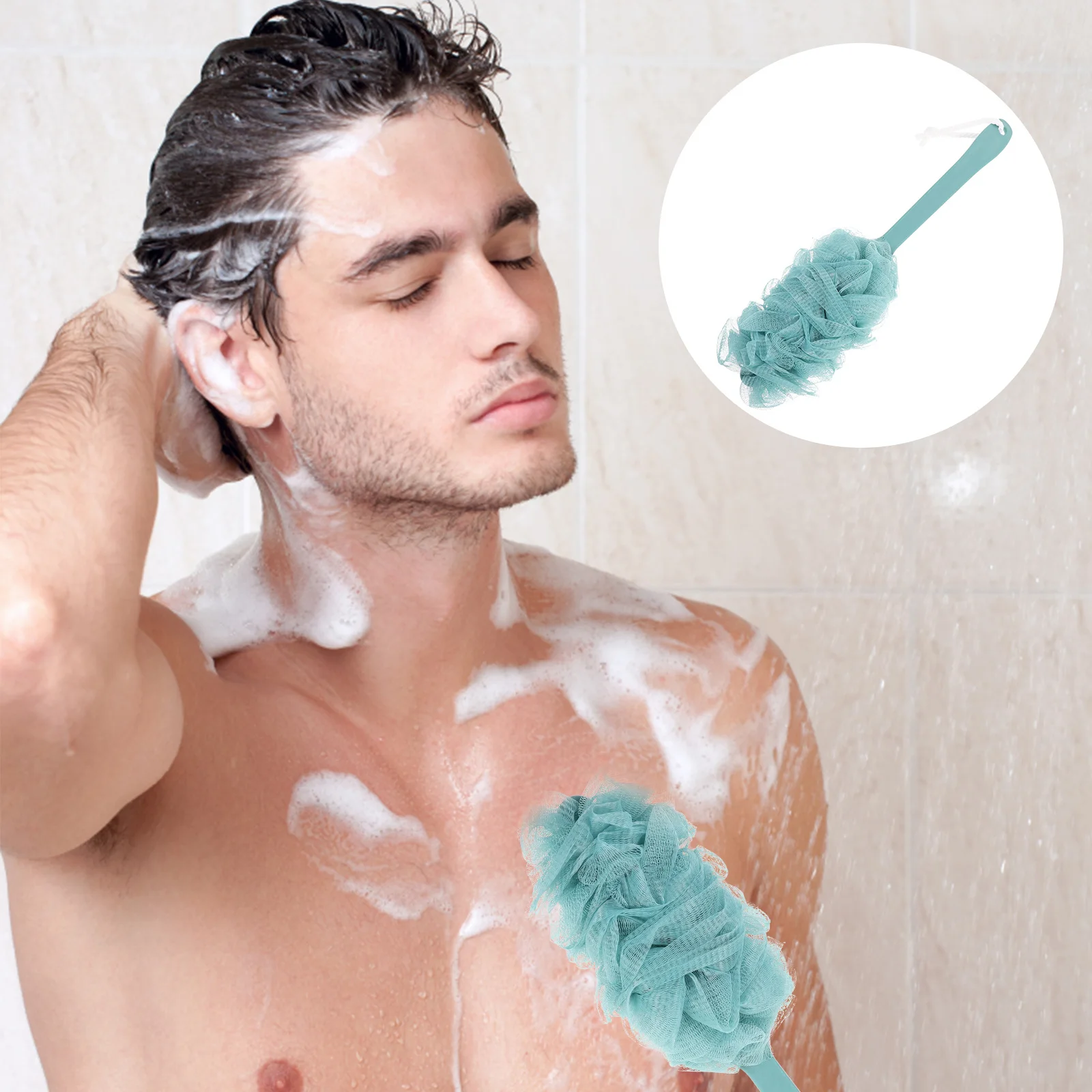 Deluxe Mesh Bath Brush with Long Handle for Full Body Scrubbing Bath Sponge Tool Body Sponges Shower Wash Back Cleaner
Deluxe Mesh Bath Brush with Long Handle for Full Body Scrubbing Bath Sponge Tool Body Sponges Shower Wash Back Cleaner