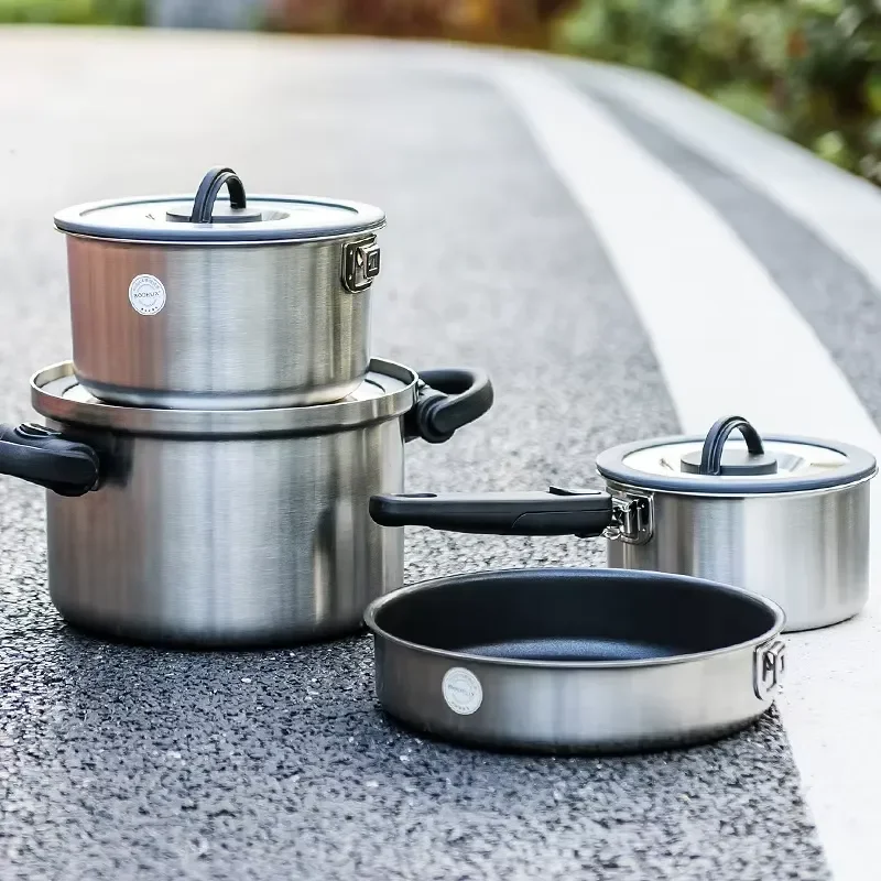 Customizable Cooking Pot Set for Camping Kitchen Induction Nonstick Soup Pot and Frying Pan for Outdoor Cookware
Customizable Cooking Pot Set for Camping Kitchen Induction Nonstick Soup Pot and Frying Pan for Outdoor Cookware
