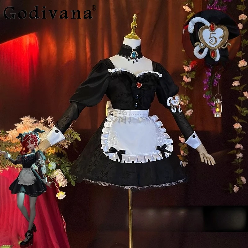 Priestess Cosplay Costume Women's French Maid Lolita Dress Set Female Black White Anime Outfits Prop Dresses Suits
Priestess Cosplay Costume Women's French Maid Lolita Dress Set Female Black White Anime Outfits Prop Dresses Suits