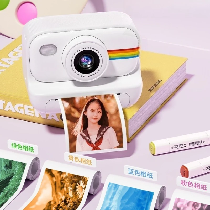 Printable color photos, children's cameras, can take pictures, can record videos, and directly and automatically produce photos.
Printable color photos, children's cameras, can take pictures, can record videos, and directly and automatically produce photos.