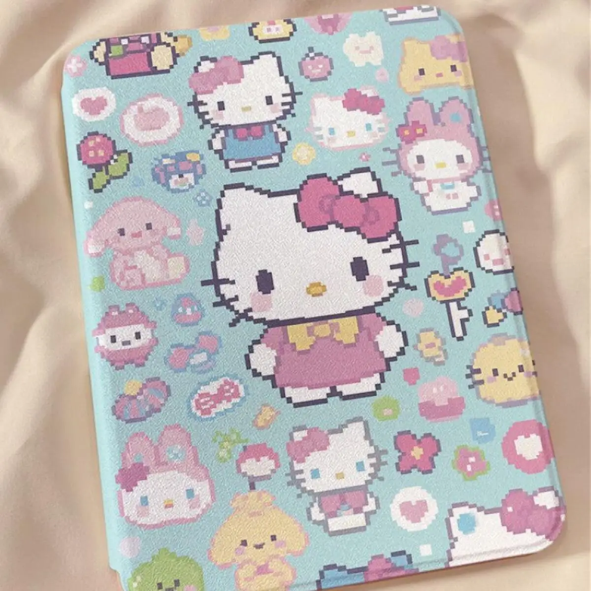 Милый чехол для Ipad Sanrio Hello Kitty 11, новый мультяшный студенческий настольный обучающий вращающийся флип-стиль, модный чехол для планшета с сердечком для девочек
Милый чехол для Ipad Sanrio Hello Kitty 11, новый мультяшный студенческий настольный обучающий вращающийся флип-стиль, модный чехол для планшета с сердечком для девочек