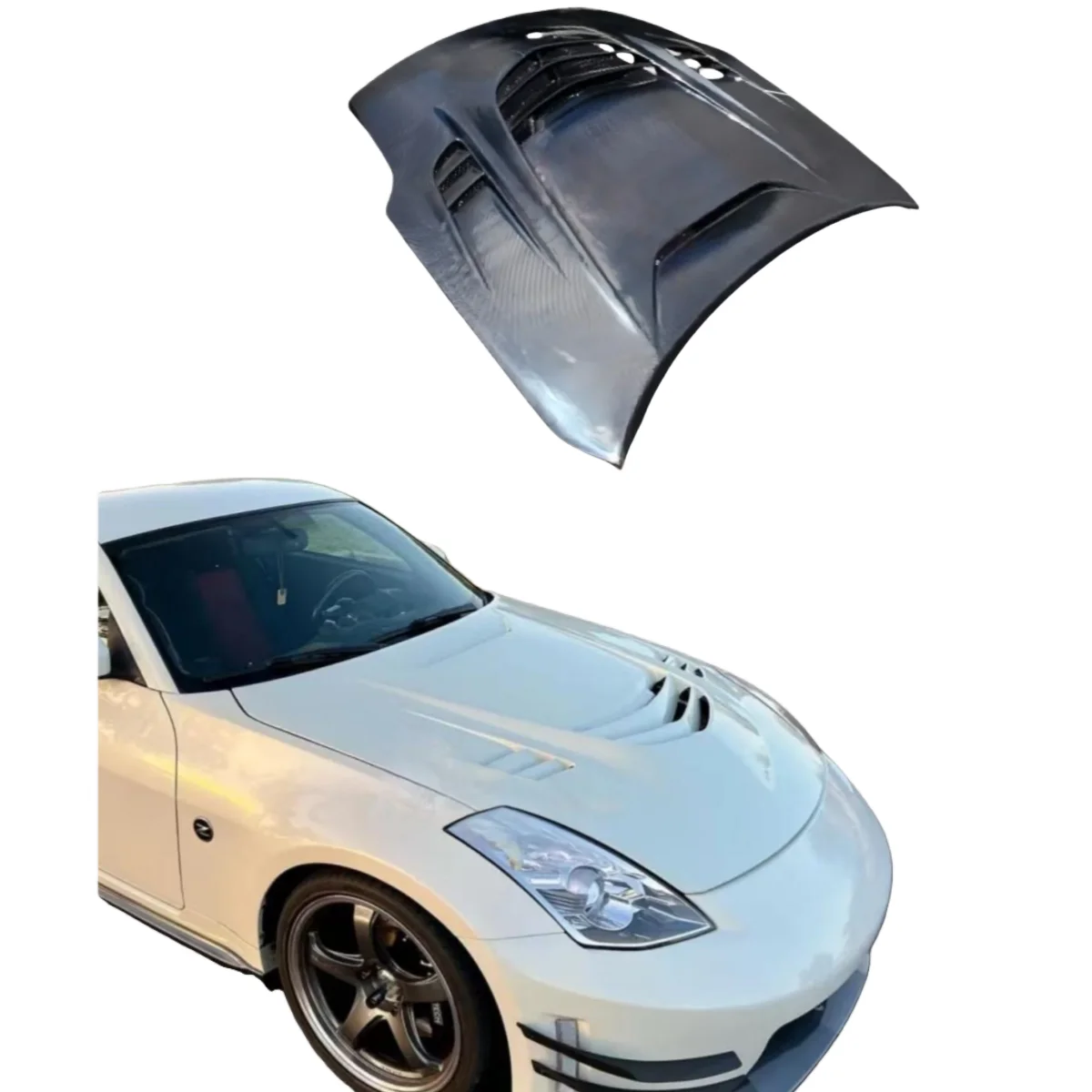 Carbon Fiber Engine Hood For Nissan 350Z Modification,Porous Style Body Kit Fender And Diffuser Air Dams Diffusers Hood
Carbon Fiber Engine Hood For Nissan 350Z Modification,Porous Style Body Kit Fender And Diffuser Air Dams Diffusers Hood