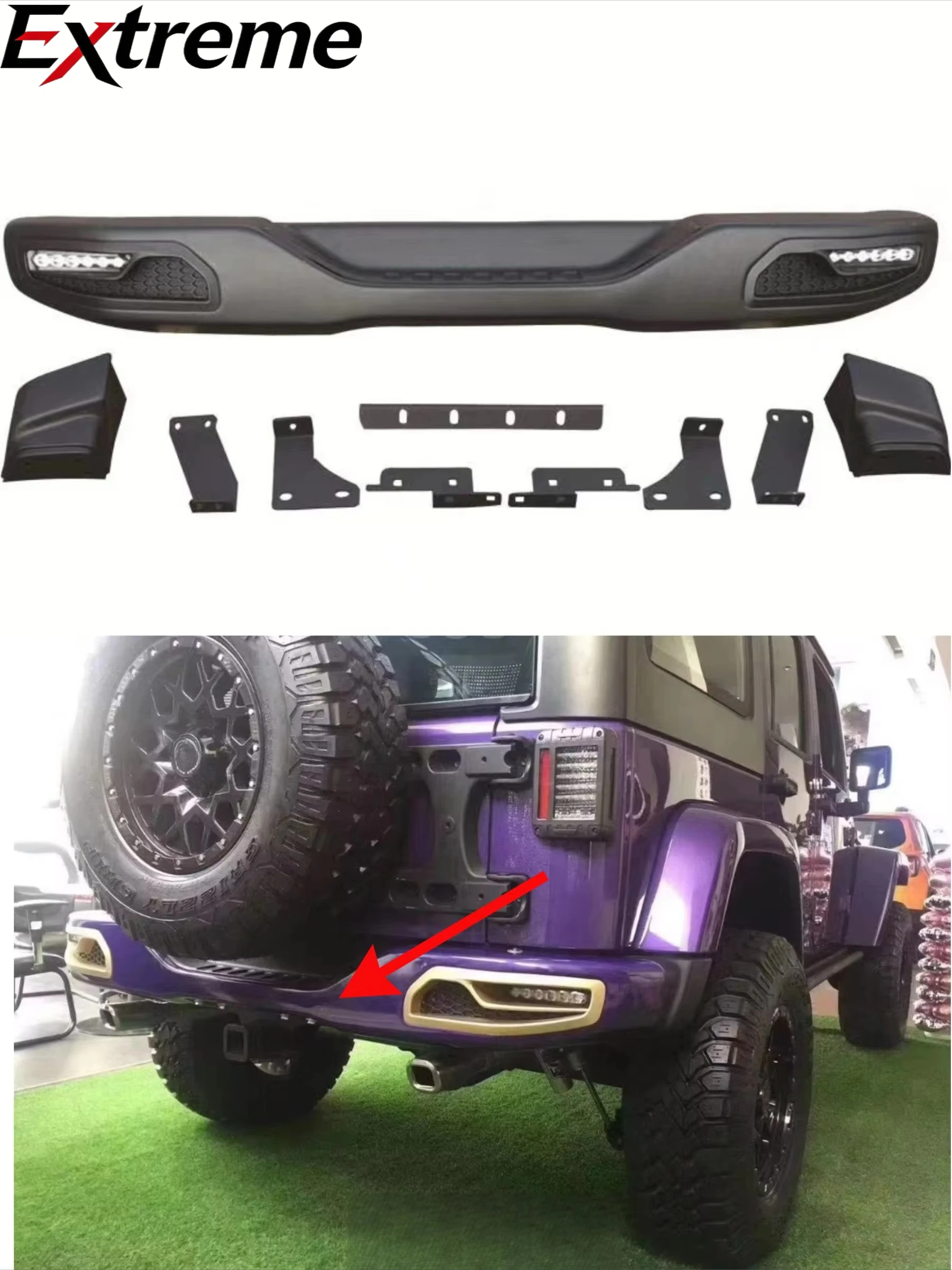 Car Offroad 4x4 Auto Accessories Rear Bumper for Jeep Wrangler JK
Car Offroad 4x4 Auto Accessories Rear Bumper for Jeep Wrangler JK