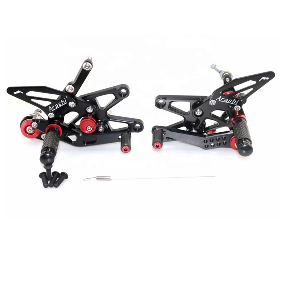 CNC Aluminum alloy Motorcycle Adjustable Rear Foot Rest For Triumph DAYTONA 675 675R 2013-2017
CNC Aluminum alloy Motorcycle Adjustable Rear Foot Rest For Triumph DAYTONA 675 675R 2013-2017