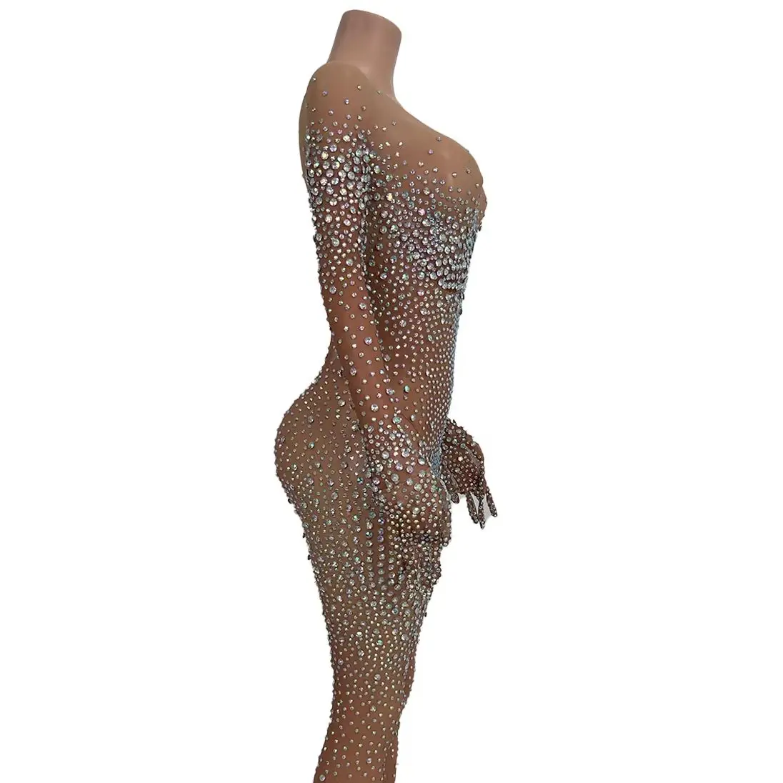 Sexy Mermaid Girl Slimming jumpsuit Stage Performance Role Play Cross Dressing Party Women's Wear Diamond Gloves Tiaotiaotang
Sexy Mermaid Girl Slimming jumpsuit Stage Performance Role Play Cross Dressing Party Women's Wear Diamond Gloves Tiaotiaotang