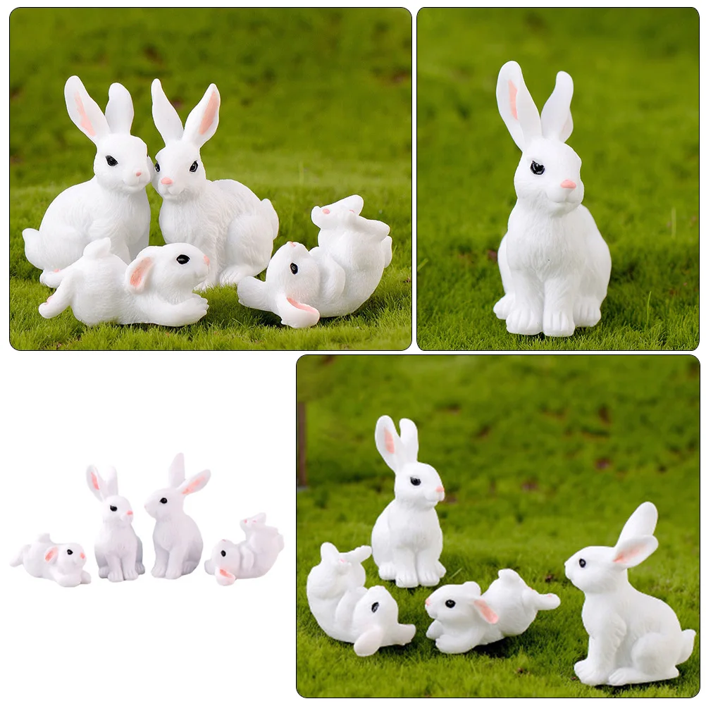 4pcs Resin Rabbit Decors Micro Landscape Bunny Models Mini Decor For Kids Bedroom Table Bookshelf Durable Creative Easter Gift
4pcs Resin Rabbit Decors Micro Landscape Bunny Models Mini Decor For Kids Bedroom Table Bookshelf Durable Creative Easter Gift