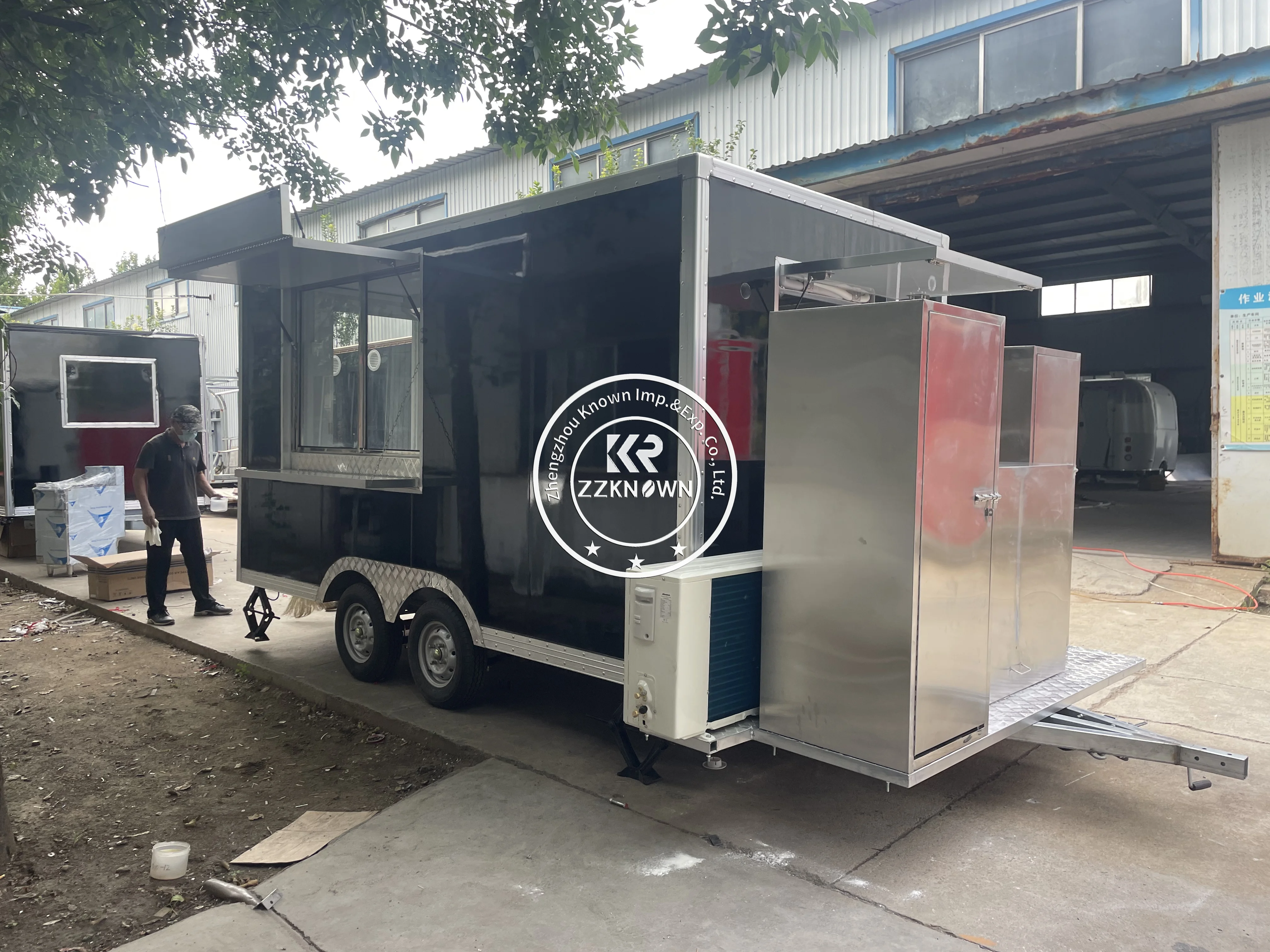 Street Fast Food Trailer Mobile Kitchen Ice Cream Coffee Trailer With Fully Equipped Concession Food Truck
Street Fast Food Trailer Mobile Kitchen Ice Cream Coffee Trailer With Fully Equipped Concession Food Truck