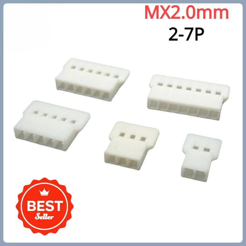 50pcs 51005 51006 Connector MX2.0mm Pitch 2. 0mm Empty Rubber Housing White Male Shell Plug 2P 3P 4P 5P 6P 7P Terminal Connector
50pcs 51005 51006 Connector MX2.0mm Pitch 2. 0mm Empty Rubber Housing White Male Shell Plug 2P 3P 4P 5P 6P 7P Terminal Connector