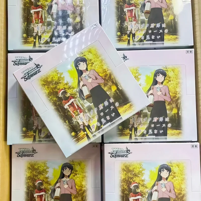 Authentic Bushiroad Weiß Schwarz Sealed Booster Box Rascal Does Not Dream Of Santa Girl Japanese 8 Cards 12 Packs In Stock
Authentic Bushiroad Weiß Schwarz Sealed Booster Box Rascal Does Not Dream Of Santa Girl Japanese 8 Cards 12 Packs In Stock