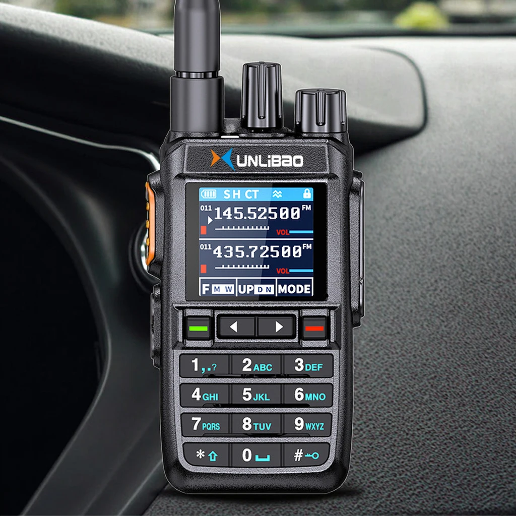 UV Handheld Walkie-Talkie With Strong Penetration Wide Signal 10W Output Power Digital Transmission 20km Talk Range For Car Use
UV Handheld Walkie-Talkie With Strong Penetration Wide Signal 10W Output Power Digital Transmission 20km Talk Range For Car Use