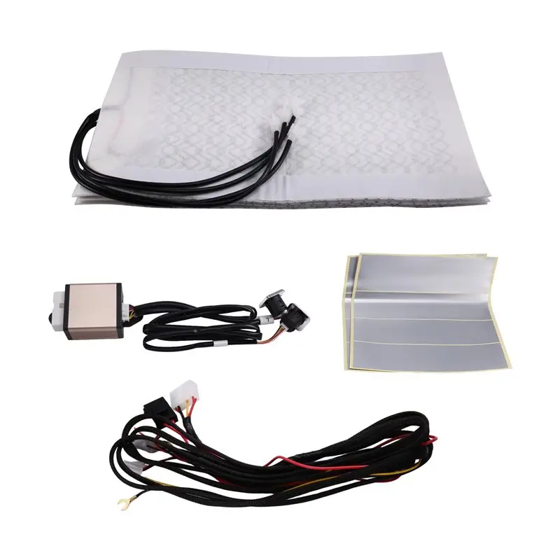 Built-In Universal Car Seat Heater Kit 2 Seats Heating Pads 3-Level Control Switch System
Built-In Universal Car Seat Heater Kit 2 Seats Heating Pads 3-Level Control Switch System