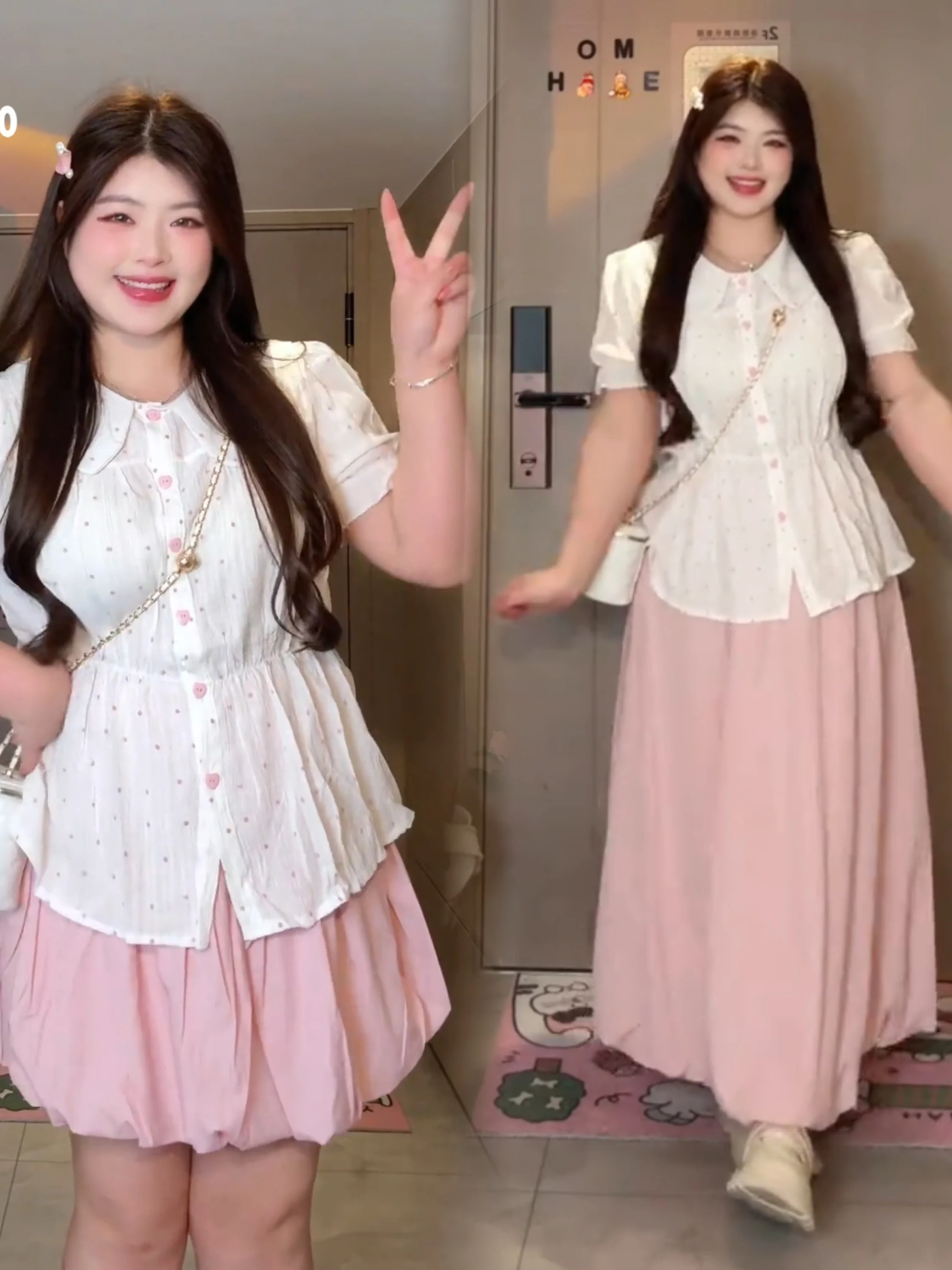 plus Size Summer Sweet Girl School Style Short Sleeve Shirt And Half Body Skirt Two Piece Set for Plump Women
plus Size Summer Sweet Girl School Style Short Sleeve Shirt And Half Body Skirt Two Piece Set for Plump Women
