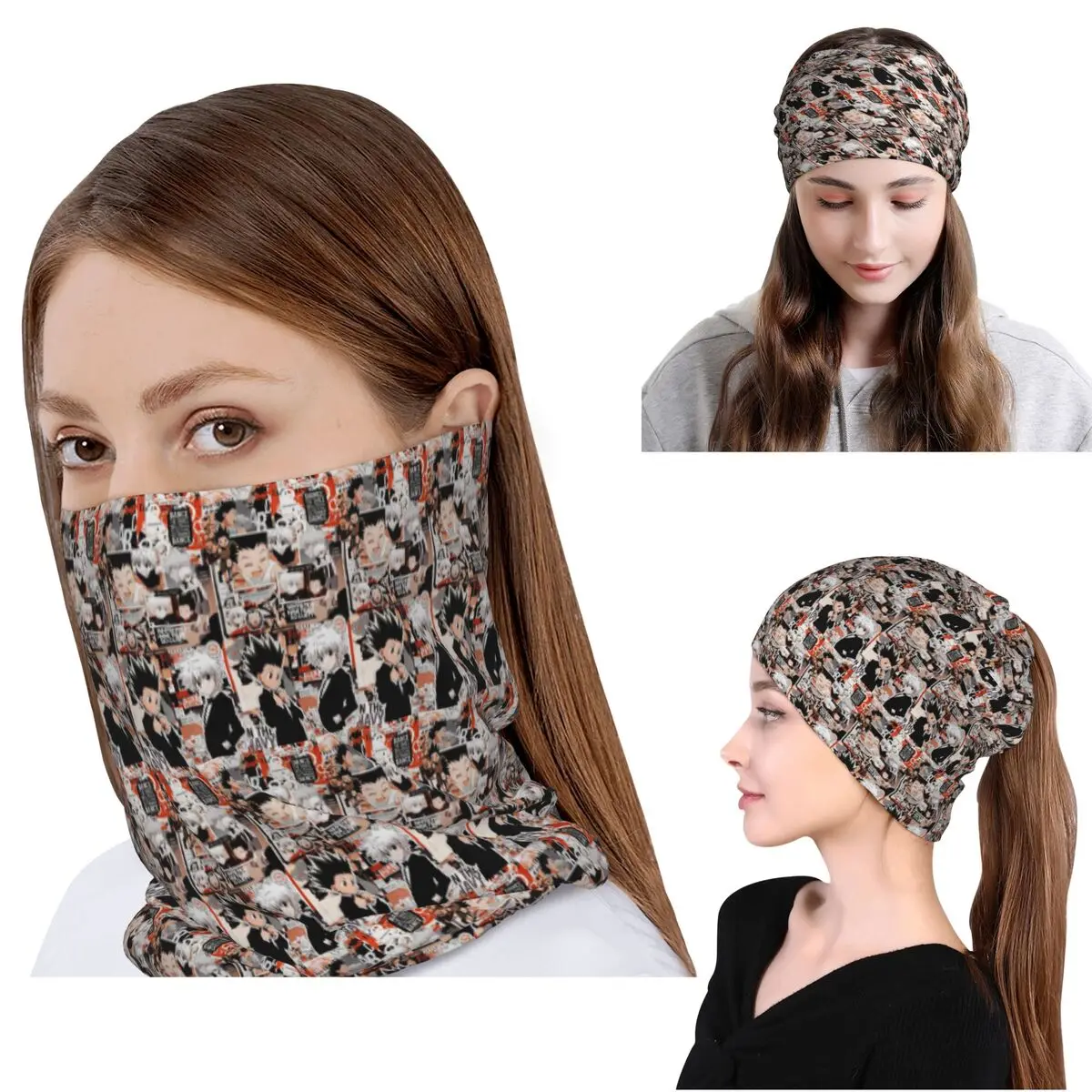 Anime HXH Hunter X Hunter Bandana Neck Cover Mask Scarf Warm Headband Beanies Hat for Men Women Adult Windproof
Anime HXH Hunter X Hunter Bandana Neck Cover Mask Scarf Warm Headband Beanies Hat for Men Women Adult Windproof