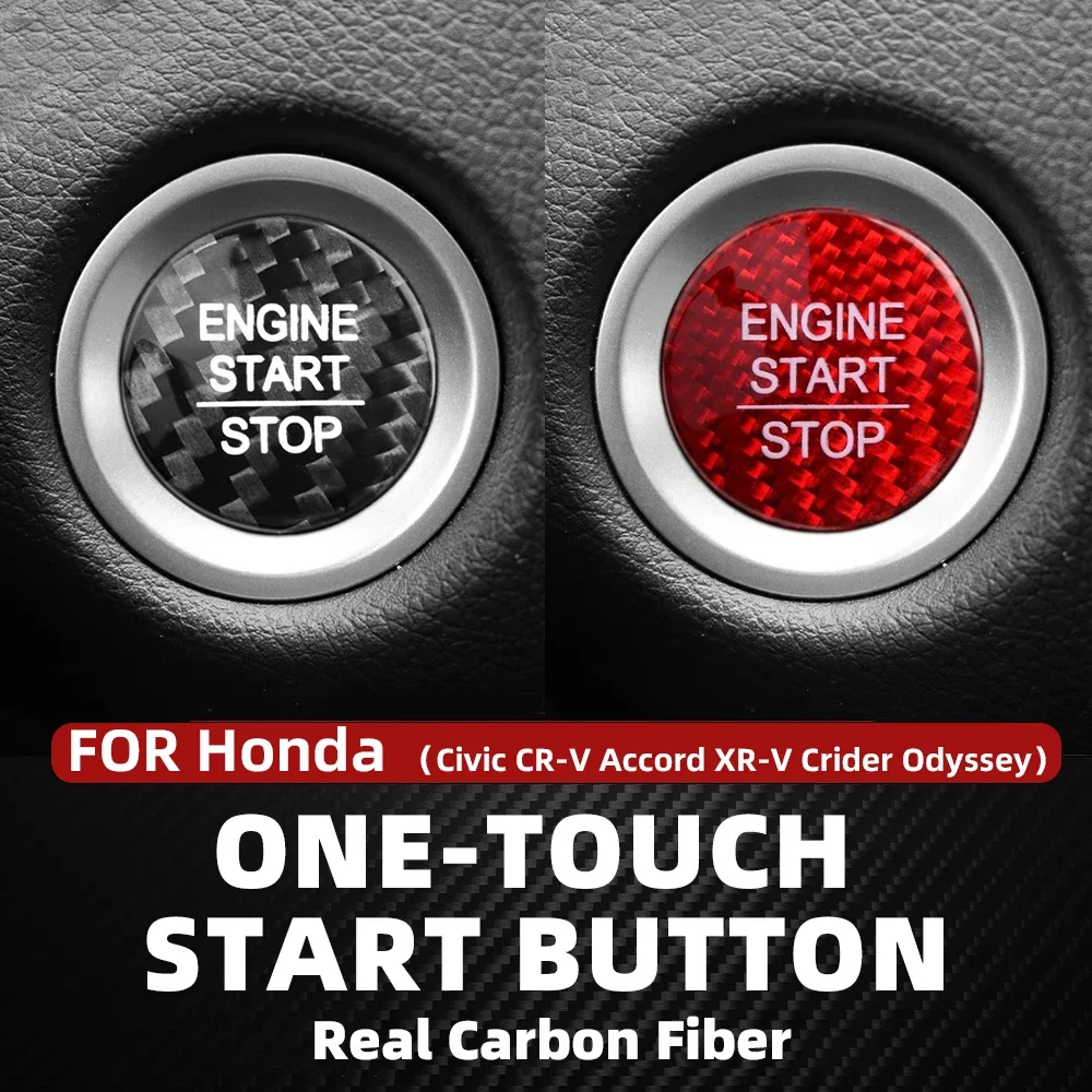 Real Carbon Fiber Car Engine Start Stop Button Interior Trim Cover Stickers For Honda Civic CRV Accord Odyssey Auto Accessories
Real Carbon Fiber Car Engine Start Stop Button Interior Trim Cover Stickers For Honda Civic CRV Accord Odyssey Auto Accessories