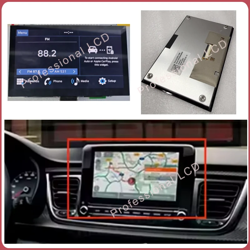 Replacement LCD Display Touch Screen For Radio Navigation K I A R I O 2020-2023 96160-H8290FHV 96130AT000 96160-H8690FHV LCD
Replacement LCD Display Touch Screen For Radio Navigation K I A R I O 2020-2023 96160-H8290FHV 96130AT000 96160-H8690FHV LCD