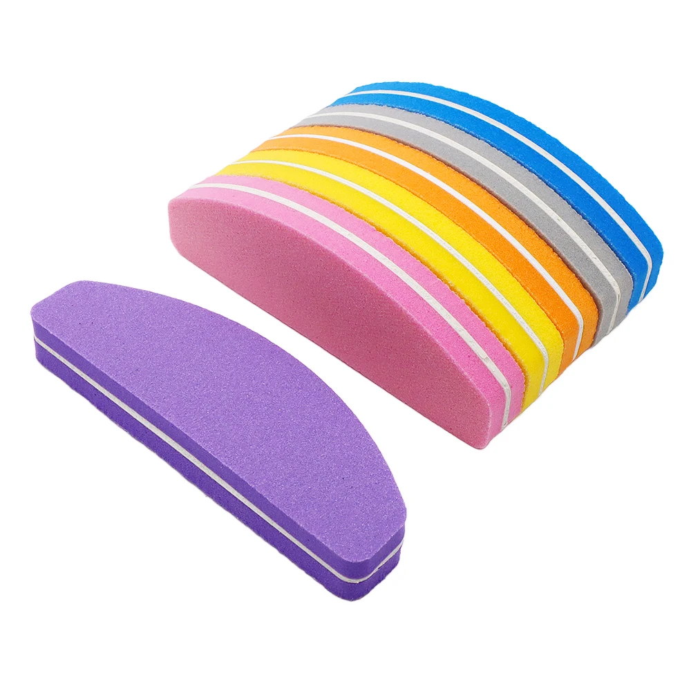 5Pcs Nail Sponge File 100/180 Grit Double Sided Sandpaper Foam Emery Board Polisher Buffer Moon Design MINI Nail Block
5Pcs Nail Sponge File 100/180 Grit Double Sided Sandpaper Foam Emery Board Polisher Buffer Moon Design MINI Nail Block