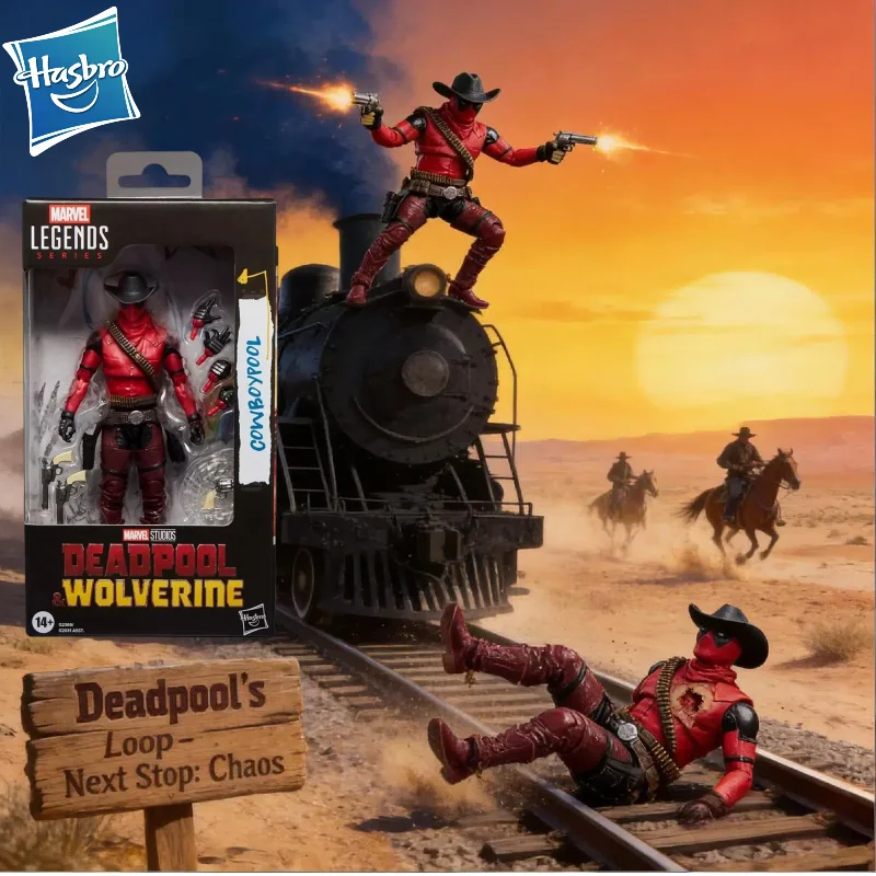 В НАЛИЧИИ: Коллекционная фигурка Hasbro Marvel Legends Series Deadpool & Wolverine Cowboypool, 15 см, оригинальная модель, игрушка, подарок
В НАЛИЧИИ: Коллекционная фигурка Hasbro Marvel Legends Series Deadpool & Wolverine Cowboypool, 15 см, оригинальная модель, игрушка, подарок