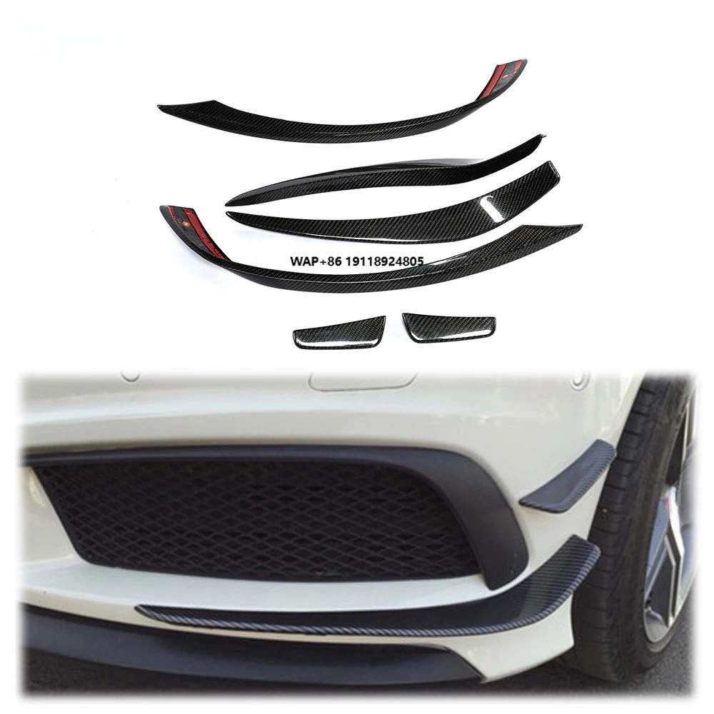 Carbon Fiber Car Front Bumper Air Vent Fins for Benz W176 A45 A200 A250 Sport 2013 - 2015 6PCS/set
Carbon Fiber Car Front Bumper Air Vent Fins for Benz W176 A45 A200 A250 Sport 2013 - 2015 6PCS/set