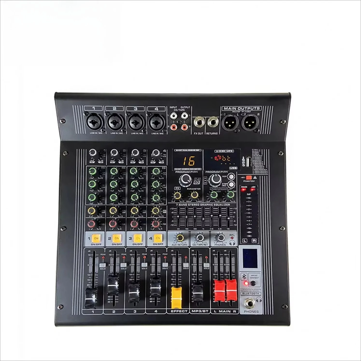 GAX-EX4 Multifunctional Professional Audio Video & Lighting Live Broadcast Digital Mixer Sound Card Recording Small All-In-One
GAX-EX4 Multifunctional Professional Audio Video & Lighting Live Broadcast Digital Mixer Sound Card Recording Small All-In-One