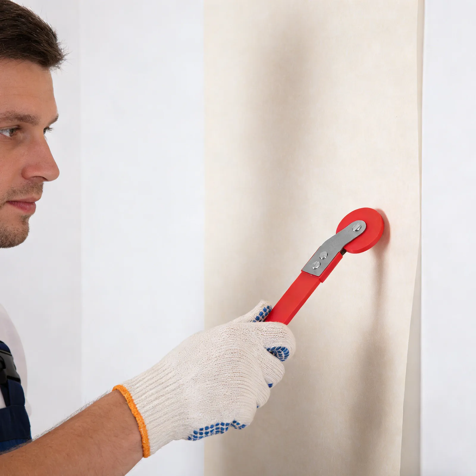 Валик для швов обоев из нержавеющей стали с пластиковой ручкой, инструмент для прессования краев, пресс-ролик для ремонта виниловых покрытий стен
Валик для швов обоев из нержавеющей стали с пластиковой ручкой, инструмент для прессования краев, пресс-ролик для ремонта виниловых покрытий стен