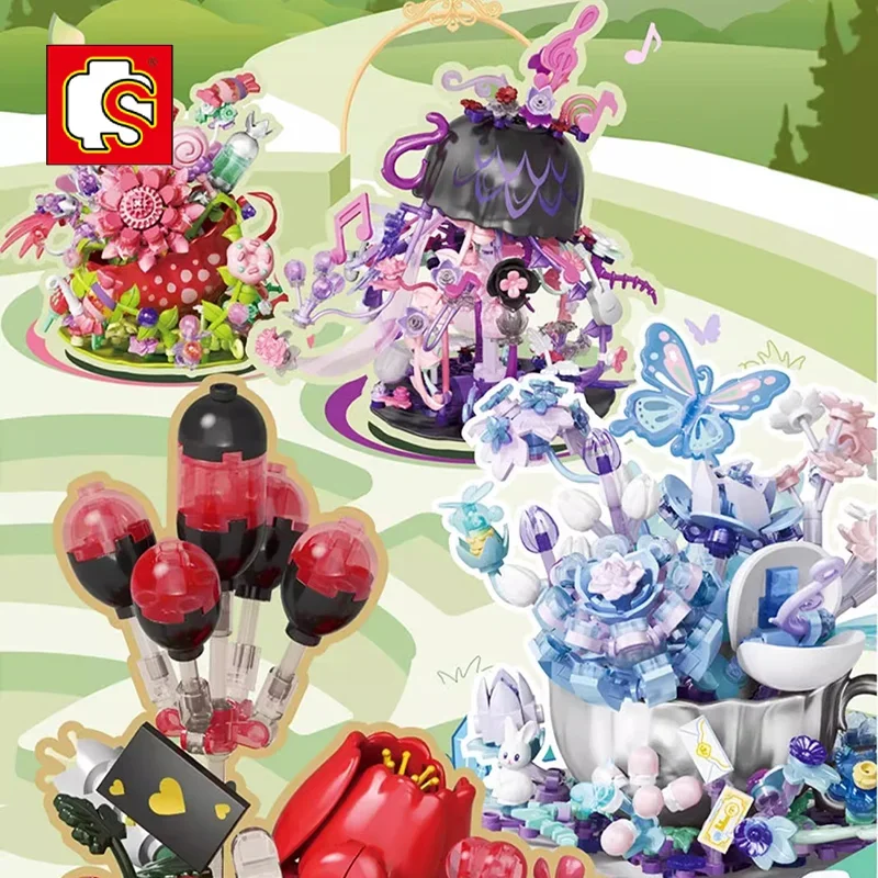 SEMBO Kawaii Flower Series головоломки ручной работы строительные блоки бабочка музыкальная нота декоративный дизайн милые девушки подарок на день рождения
SEMBO Kawaii Flower Series головоломки ручной работы строительные блоки бабочка музыкальная нота декоративный дизайн милые девушки подарок на день рождения