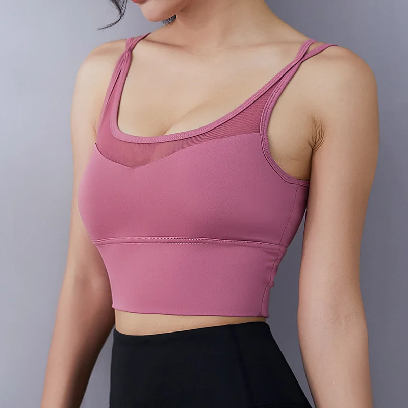 One-piece women's high strength shock-proof breathable running fitness sports bra Yoga vest sports underwear
One-piece women's high strength shock-proof breathable running fitness sports bra Yoga vest sports underwear