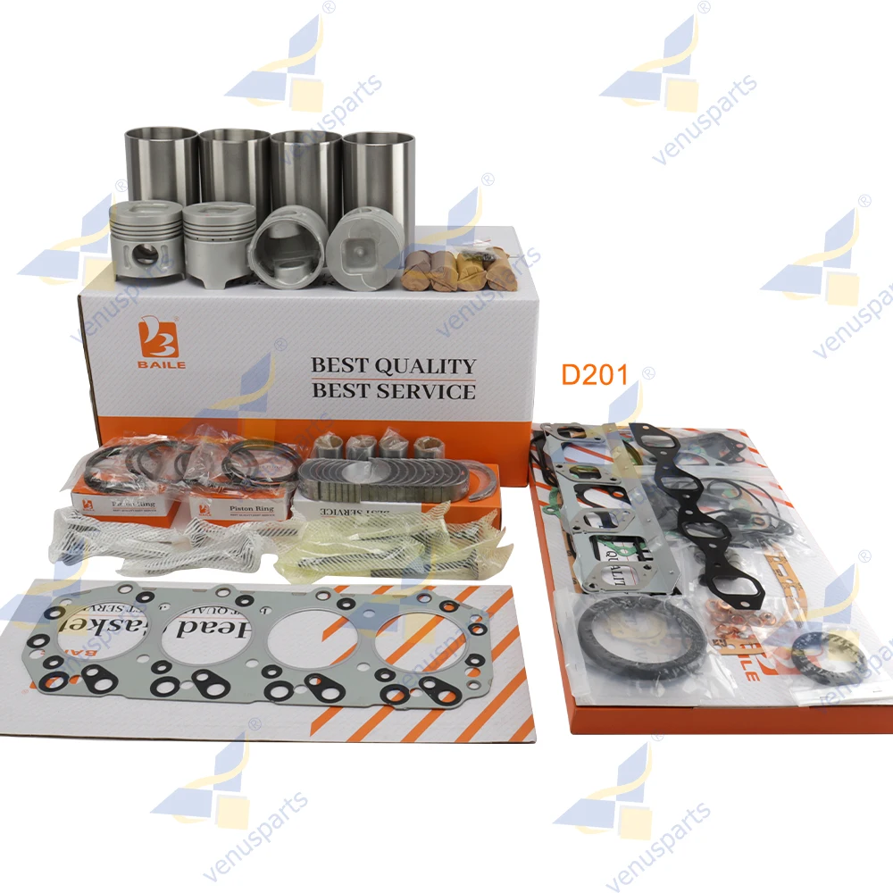 For ISUZU D201 2.2DI Overhaul Rebuild Kit Piston Rings Cylinder Liner Full Gasket Set Main Bearing Engine Parts 8-94105-454-0
For ISUZU D201 2.2DI Overhaul Rebuild Kit Piston Rings Cylinder Liner Full Gasket Set Main Bearing Engine Parts 8-94105-454-0