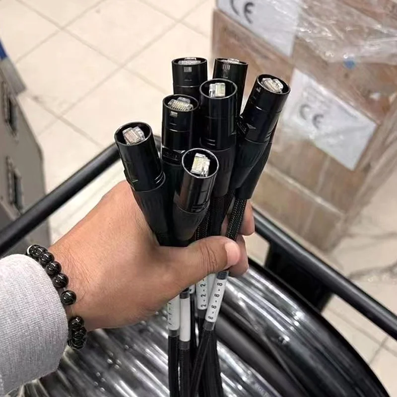 Class 6 Ultra Soft Black Sheathed Double Shielded 8-Channel Network Cable Fiber Optic Patch Cord for Car Sta Ethernet Cable
Class 6 Ultra Soft Black Sheathed Double Shielded 8-Channel Network Cable Fiber Optic Patch Cord for Car Sta Ethernet Cable