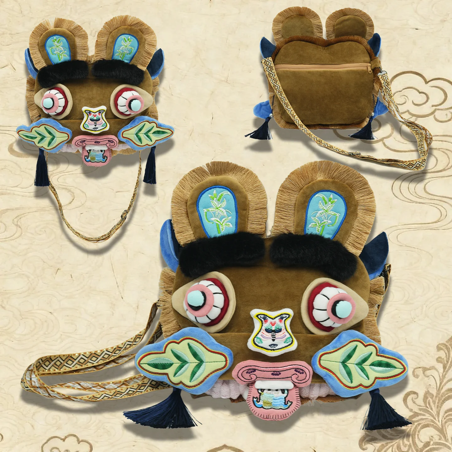New Embroidered Tiger Head Plush Bag Creative Tiger Plush Crossbody Bag Children Daily Shoulder Bag Children Birthday Gifts
New Embroidered Tiger Head Plush Bag Creative Tiger Plush Crossbody Bag Children Daily Shoulder Bag Children Birthday Gifts