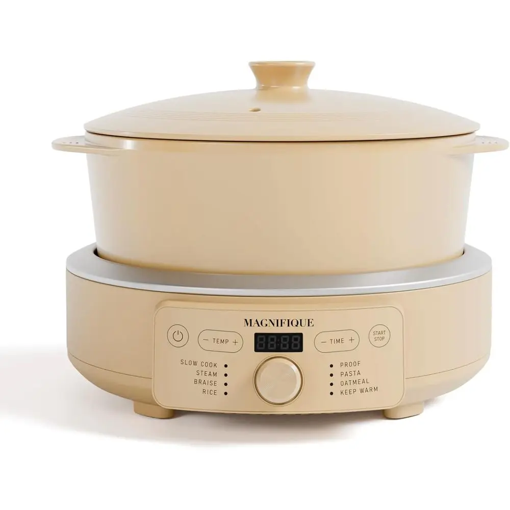 MAGNIIQUE Slow Cooker, 4.5 Quart 8-in-1 Clay Pot Multi-Cooker, Non-Toxic Slow Cooker with Removable Clay Pot, or Rice, Pasta, St
MAGNIIQUE Slow Cooker, 4.5 Quart 8-in-1 Clay Pot Multi-Cooker, Non-Toxic Slow Cooker with Removable Clay Pot, or Rice, Pasta, St