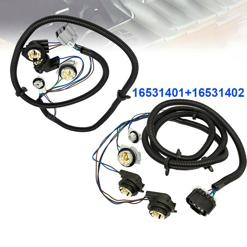 1Pair Car Rear Tail Light Harness Wiring Kit For Chevy Silverado 1500 2500 3500 2003-2007 16531402 16531401
1Pair Car Rear Tail Light Harness Wiring Kit For Chevy Silverado 1500 2500 3500 2003-2007 16531402 16531401