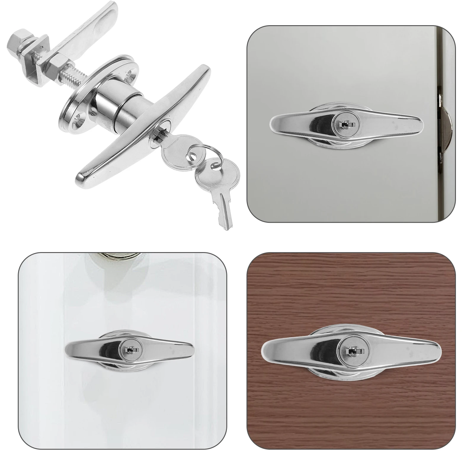 T Shaped Door Knob Heavy Duty Metal Security Barn Gate Shed Garage T Shaped Handle Lock Set Outdoor Sliding Lock With Keys
T Shaped Door Knob Heavy Duty Metal Security Barn Gate Shed Garage T Shaped Handle Lock Set Outdoor Sliding Lock With Keys