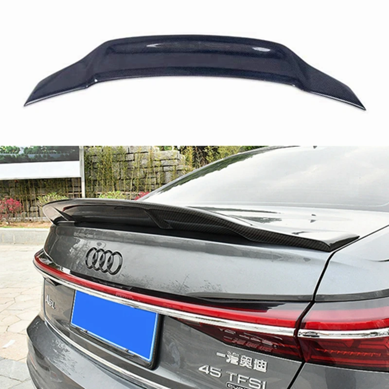 FOR Audi A6 C8 R Style Carbon Fiber Rear Spoiler Trunk Wing 2019-2022 FRP Glossy Black Forged Carbon
FOR Audi A6 C8 R Style Carbon Fiber Rear Spoiler Trunk Wing 2019-2022 FRP Glossy Black Forged Carbon