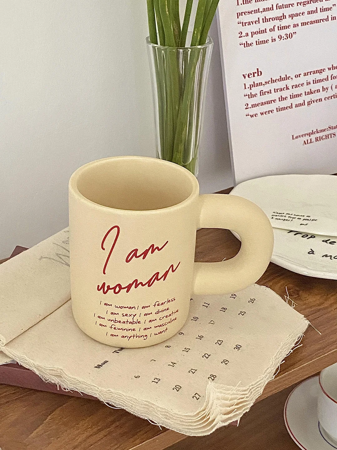 Retro Ceramic Matte Red Milk Cup Heat Resistant Coffee Mug Original Ins Style Vintage Chinese Design 301mL-400mL Capacity
Retro Ceramic Matte Red Milk Cup Heat Resistant Coffee Mug Original Ins Style Vintage Chinese Design 301mL-400mL Capacity