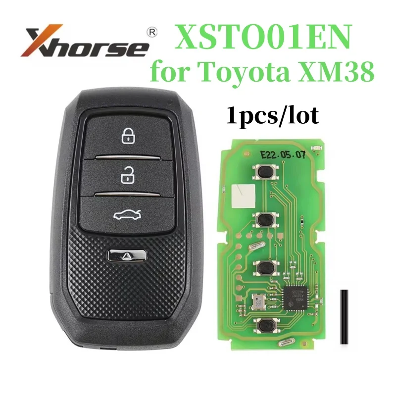 Xhorse XSTO01EN TOY.T для умного ключа Toyota XM38 с поддержкой корпуса ключа 4D 8A 4A
Xhorse XSTO01EN TOY.T для умного ключа Toyota XM38 с поддержкой корпуса ключа 4D 8A 4A