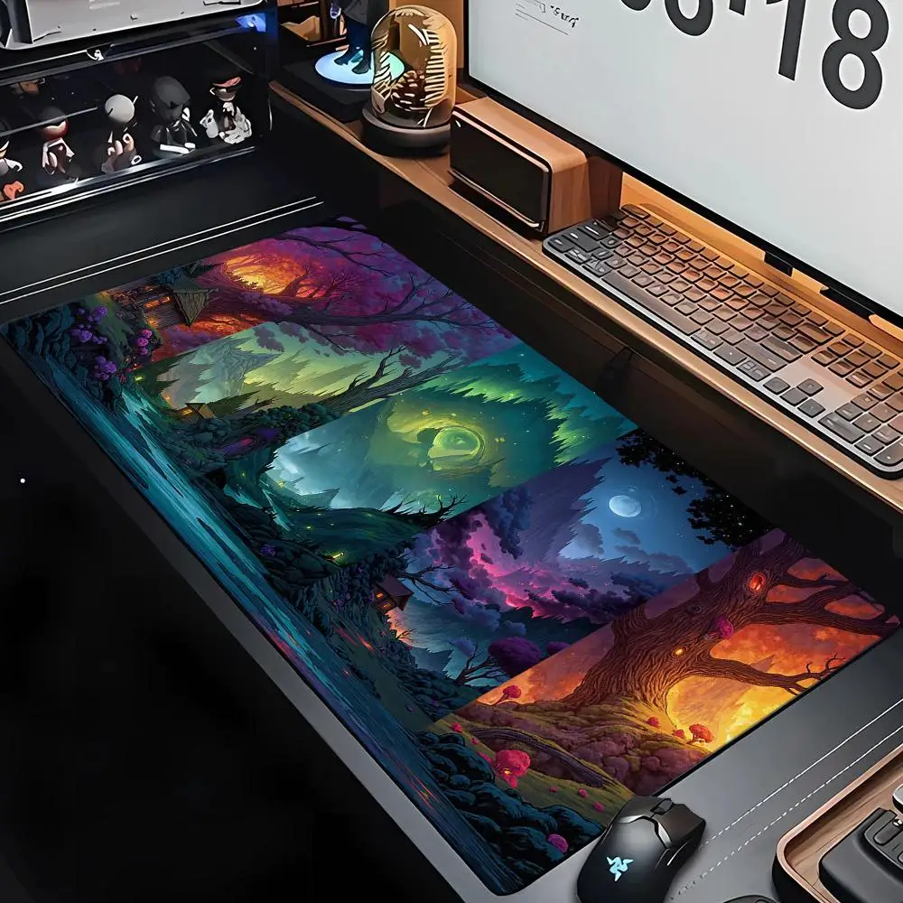 The pattern of the magical world Mouse pad desk mat gaming mats pc accessories keypad expansion pads suitable for work and game
The pattern of the magical world Mouse pad desk mat gaming mats pc accessories keypad expansion pads suitable for work and game