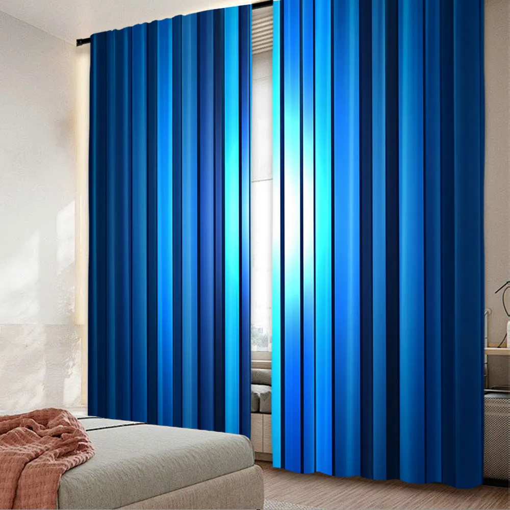 2Pcs Harbour Stripe Curtains Vibrant Nvay Blue With Thin Vertical Lines Modern Design Living Room Bedroom Window Drapes
2Pcs Harbour Stripe Curtains Vibrant Nvay Blue With Thin Vertical Lines Modern Design Living Room Bedroom Window Drapes